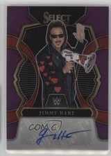 2023 Panini Select WWE Signatures Purple Prizm 21/35 Jimmy Hart Auto HOF 08j3