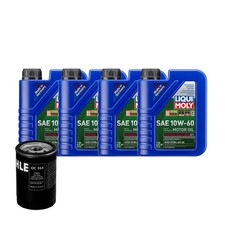 4L Liqui Moly RaceTech GT1 10W-60 Mahle Engine Oil Change Kit for Cabrio Golf