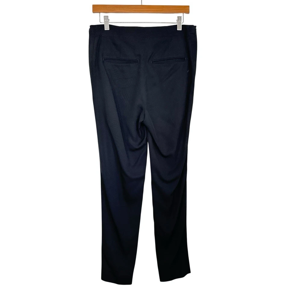 MARIA MCMANUS Womens Drawstring Tie Waist Pant XS Black 100% Viscose Trousers - Image 2 of 4