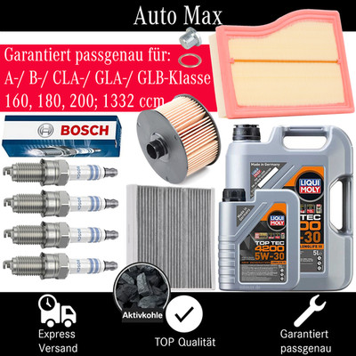Filterset Inspektionspaket MERCEDES A B CLA W177 W247 C118 | M282 | 160 180 200