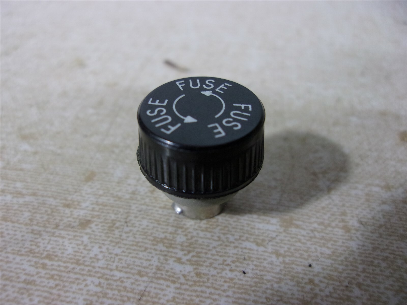 Fuse Holder Part Number 9784-1/2 Cap Replacement Black Made In USA
