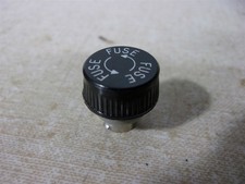 Fuse Holder Part Number 9784-1/2 Cap Replacement Black Made In USA