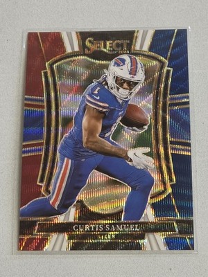 2025 Panini Select - Premier Level Curtis Samuel #184 Tri-Color Prizm /299