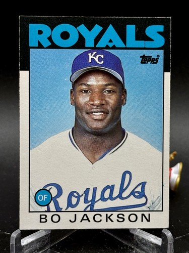 1986 Topps Traded Baseball Bo Jackson Kansas City Royals Rookie Karte #50T (b)