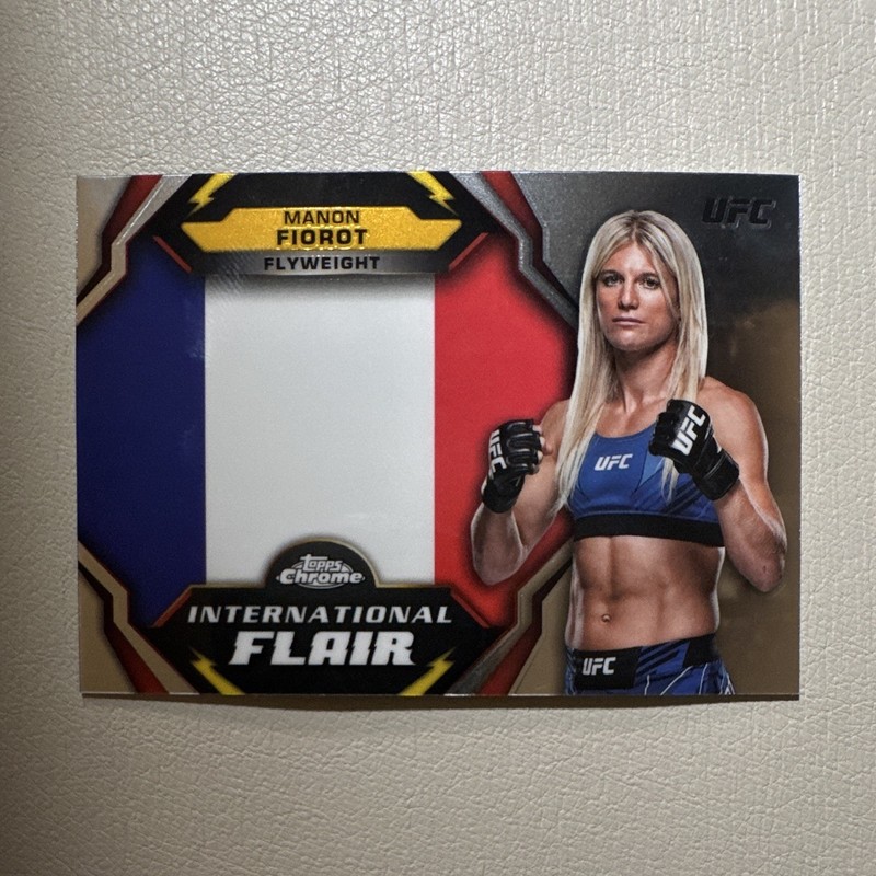 Topps Chrome UFC MMA Manon Fiorot Sports Trading Card #IFL-10 Intl Flair