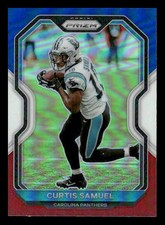 2020 Panini Prizm #235 Curtis Samuel Red White Blue Carolina Panthers