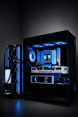 High-End Showcase Gaming PC | RTX 5070 Ti | i9-14900KF | Custom Wakü | Evolv X2