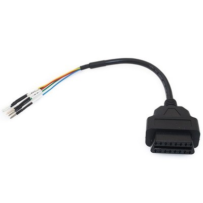 16 Pin OBD2 Female Connector Cable Plug Pigtail Tester Car Diagnostic Cable
