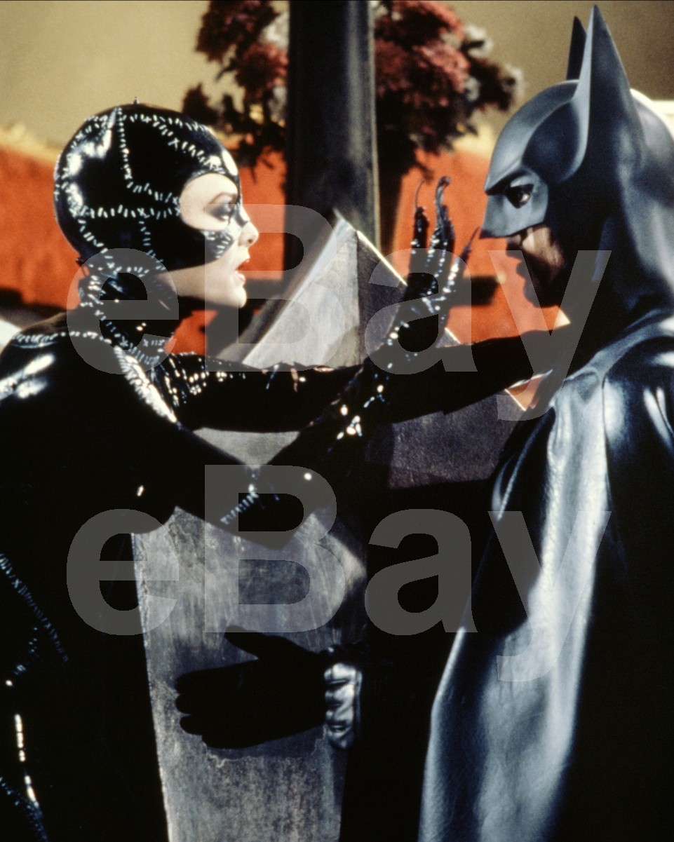 Batman Returns (1992) Michelle Pfeiffer "Catwoman", Michael Keaton 10x8 Photo