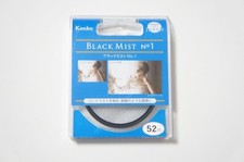 Kenko 52mm Black Mist No.1 Soft Filter Used, Clear Glass & Case