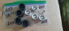 Four  4 Tires with Diecast Wheels 1/24/25 scale Parts only Package  2127   