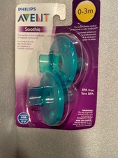Philips Avent Soothie Green 0-3 Month NEW s1