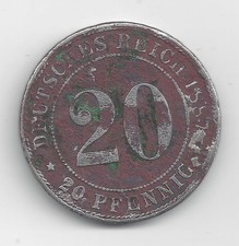 Deutschland Deutsches Kaiserreich 20 Pfennig 1888 J