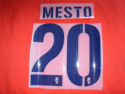 KIT MESTO 20 BLUE X FOOTBALL JERSEY GENOA ASICS NEW NEW 