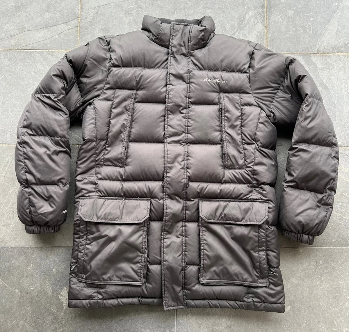 Mens Eddie Bauer EB550 Down Parka Jacket Size Large
