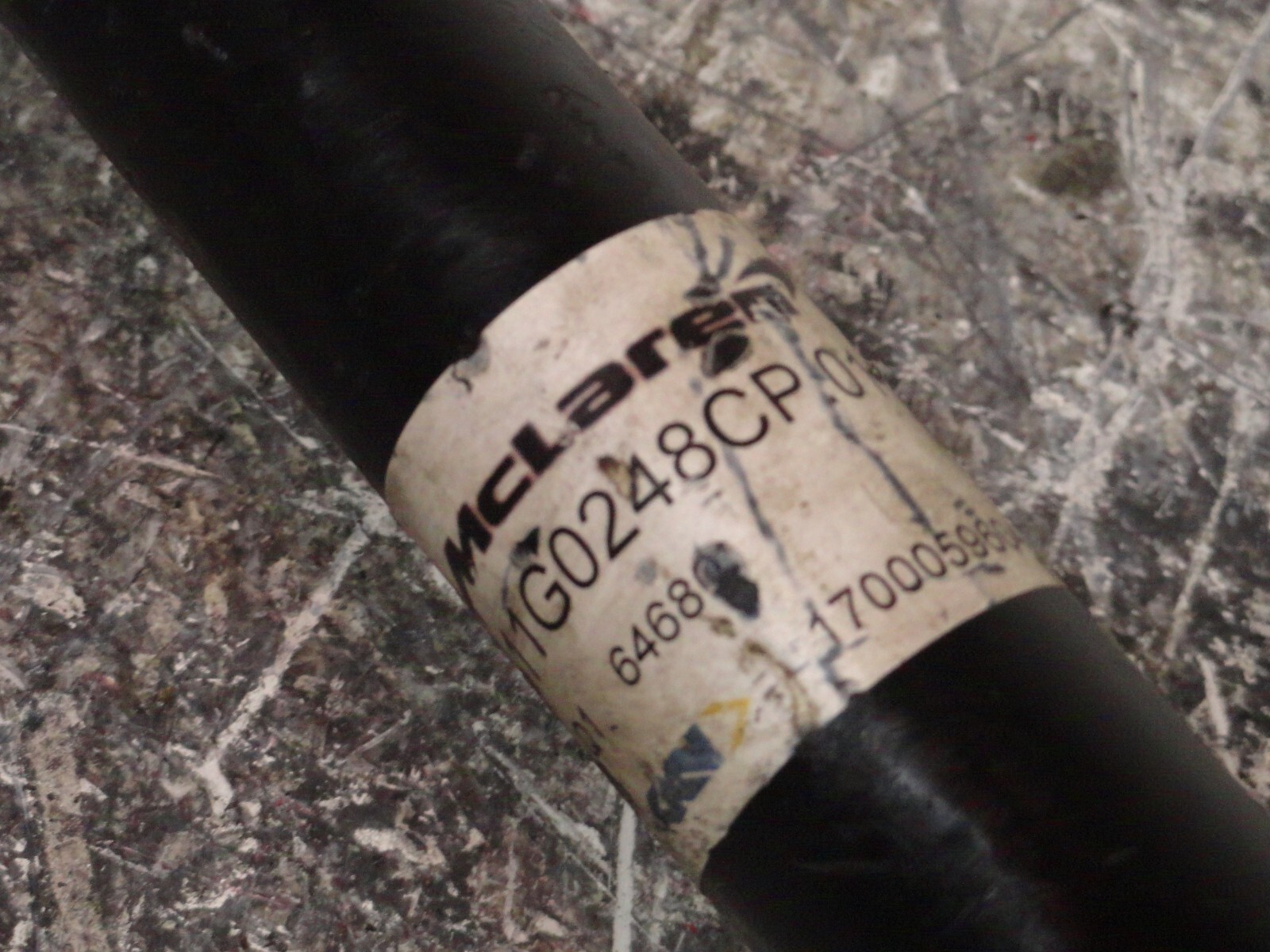 McLaren MP4 12C Spider 2012 Rear Axle Shaft Driveshaft 11G0248CP.01