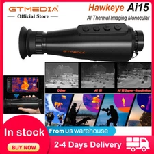 Thermal Imaging Monocular AI 384x288 12μm 50Hz 8X Digital Zoom Hunting Camera US