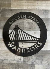 Metal basketball Golden state warriors sign