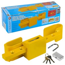 Heavy Duty Hardened Steel Container Lock Adjustable Padlock Warehouse Security