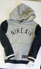 Nike Little Boys Nike Air Fleece Hoodie Gray Heather Sz 6 - NWT