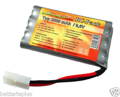 Akku Racing RC-Pack 9,6V 2000mAh AA Mignon L4x2 XCell NiMH für Tamiya Modellbau
