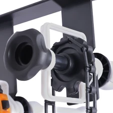 3-Roller Photography Backdrop Wall Mount Manual Background Roller Support System