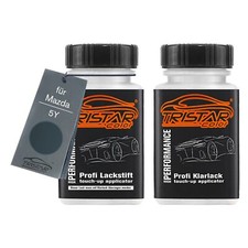 Autolack Lackstift Set für Mazda 5Y Galaxy Green Metallic Basis Klarlack je 50ml