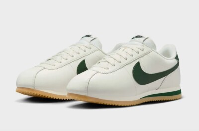 Nike Women's CORTEZ Vintage shoes LEATHER DN1791-110 GREEN | eBay