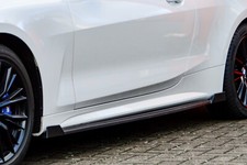 Bi Seitenschweller mit Wings v+h aus ABS passend für BMW 4er G22 G23 mit M-Paket