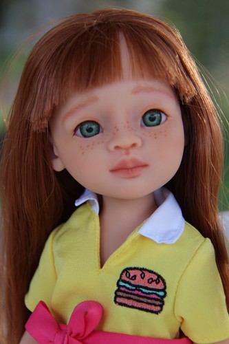 OOAK Paola Reina Puppe ~ WENDY ~ von iCukla 13"/32cm~ lange rote Haare - Bild 7 von 24