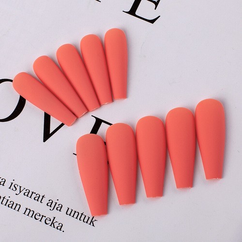 240/100pcs Fake False Nails Tips Full Cover Long Coffin Ballerina Art Manicure - Picture 135 of 148