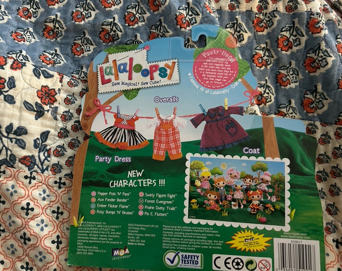 Lalaloopsy Fashion Pack Party Dress & Shoes Clothes New~ | eBay