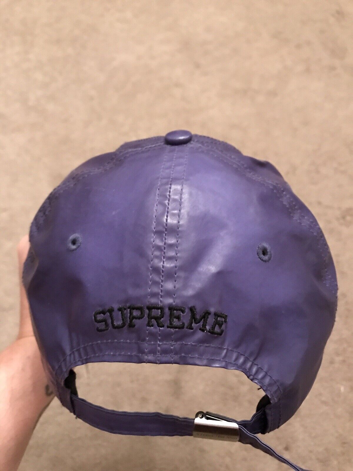 Supreme x Stone Island Heat Reactive Hat Authentic Purple And Rare SS16