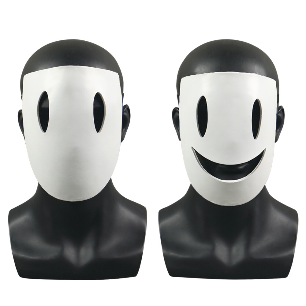 White Sniper Smile Mask High Rise Invasion Tenku Shinpan