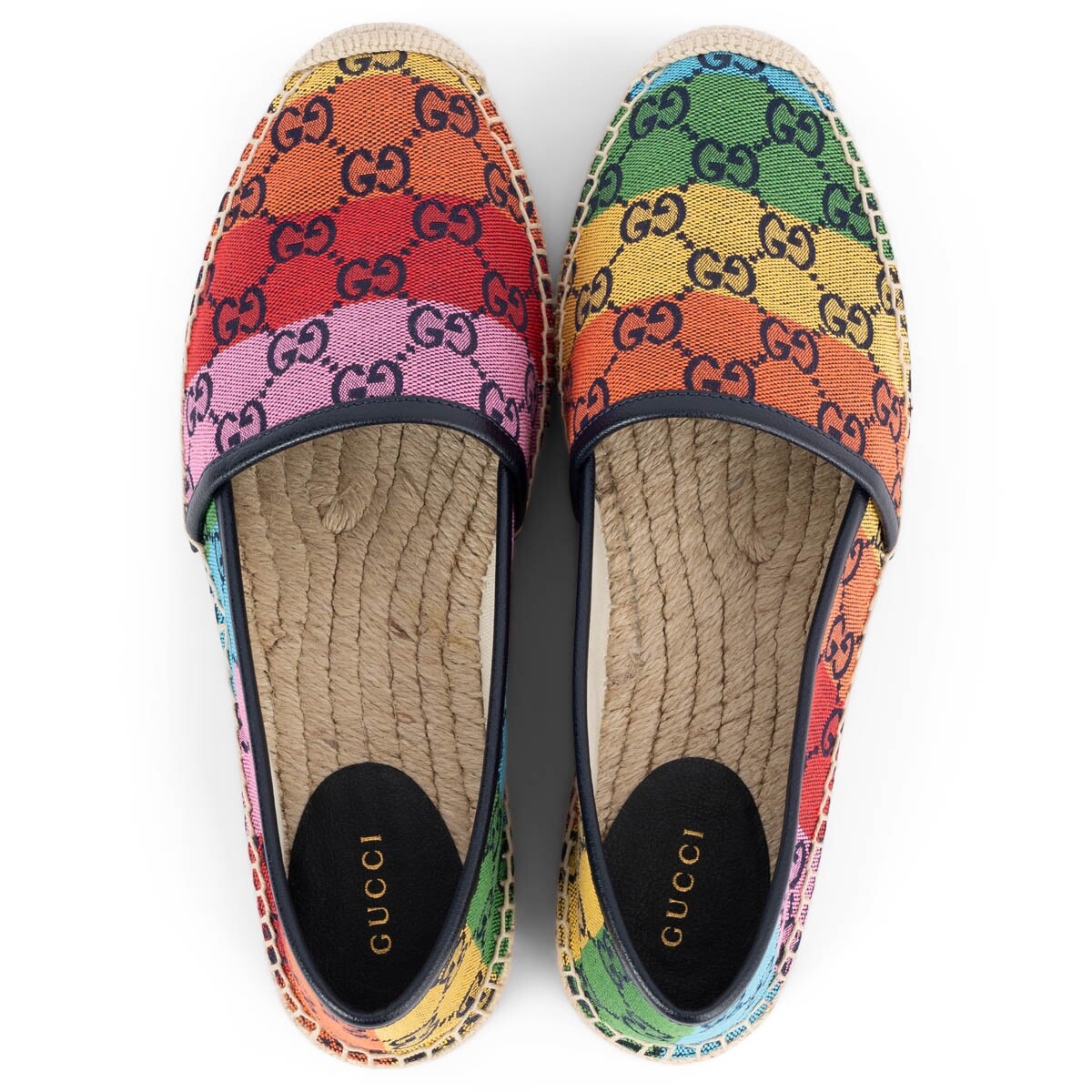 Children Gucci Rainbow Star Espadrilles