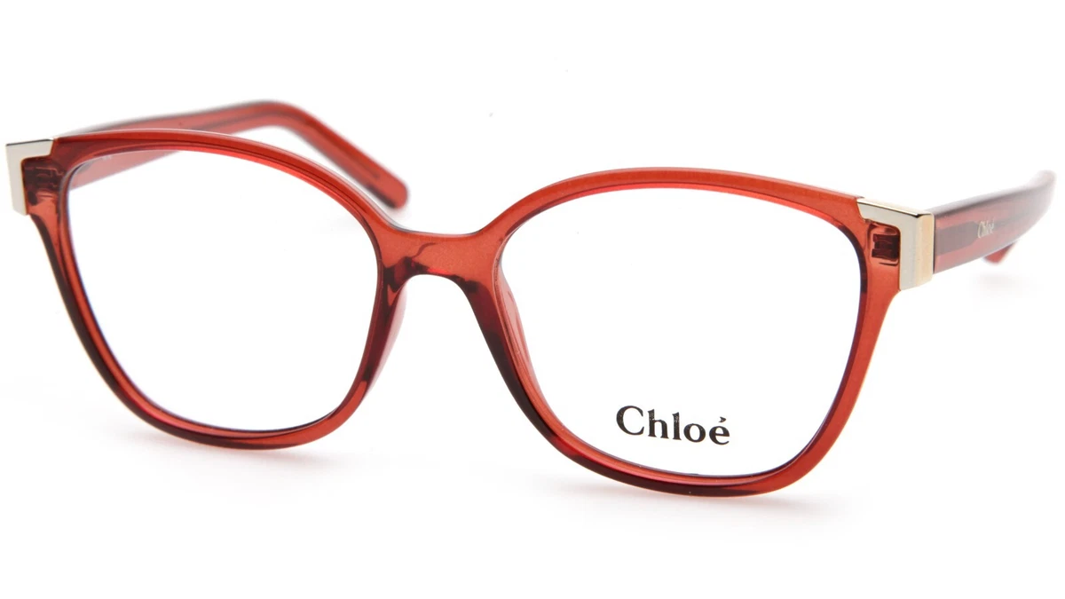 Chloé CE2673 603 Red Gold Eyeglass Frames Only 52-16 135 Made In Italy Chloé Women Red Eyeglass Frames for sale | eBay main image 4