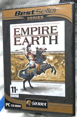 Bestseller Serie - EMPIRE EARTH - Sierra - PC CD-Rom Videospiel - Neu & Sealed