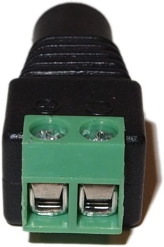 100 PCS Cat5/6 Cable Female DC Jack Connector with Screw Terminal 5.5mm x 2.1mm  - Image 3 of 4