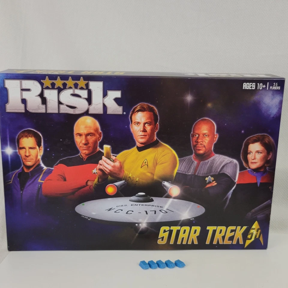 5 piezas de repuesto para juego de mesa Hasbro 2016 Star Trek Risk, lanzaderas azules Foto 3 de 3