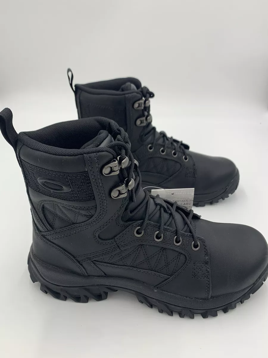 Oakley Boots Tactical Six Smooth Black Ortholite Insoles Mens Size 6.5 NEW W BOX