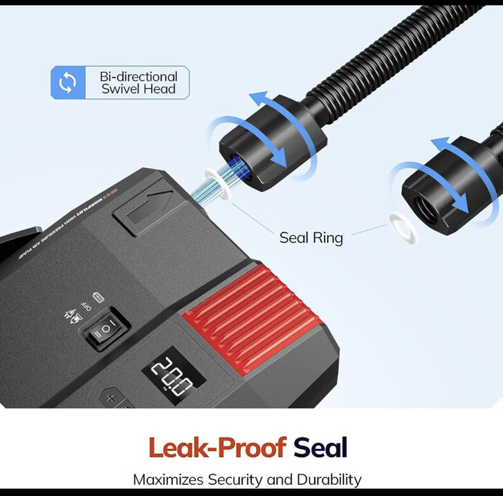 Morpilot 20PSI Paddle Board Air Pump Dual Stage Inflation Powerful