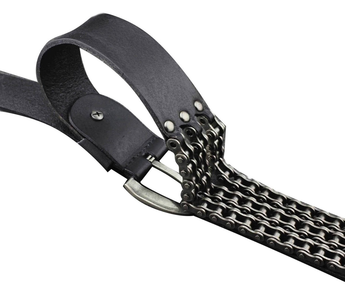 【最安値】Llife LEATHER CHAIN BELT Llife LEATHER CHAIN BELT