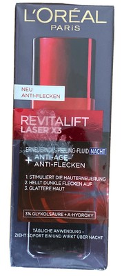 L OREAL  Paris RevitaLift Laser X3, Anti-Age + Anti-Flecken Fluid Nacht. NEU