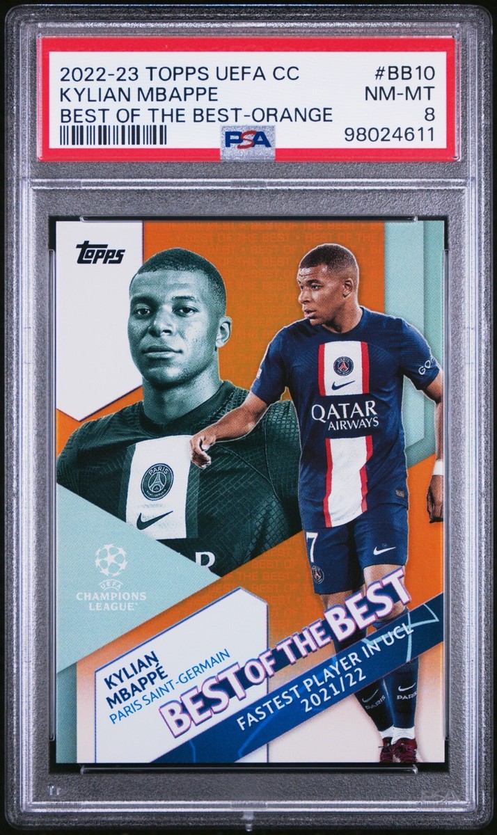 2022-23 Topps UEFA Kylian Mbappe Best of the Best Orange - #BB-10
