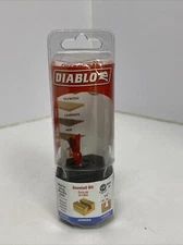 Diablo DR22104 14° 1/2" Diameter 1/2" Cut Length Dovetail Bit 1/4" Shank