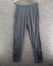 Get Over Training Pants Activewear Gray Mens Sz S StretchTech Ankle Zip Pockets