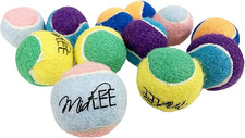 X-Small Dog Tennis Balls 1.5" Pack of 12 Assorted, 1.5 Inch 