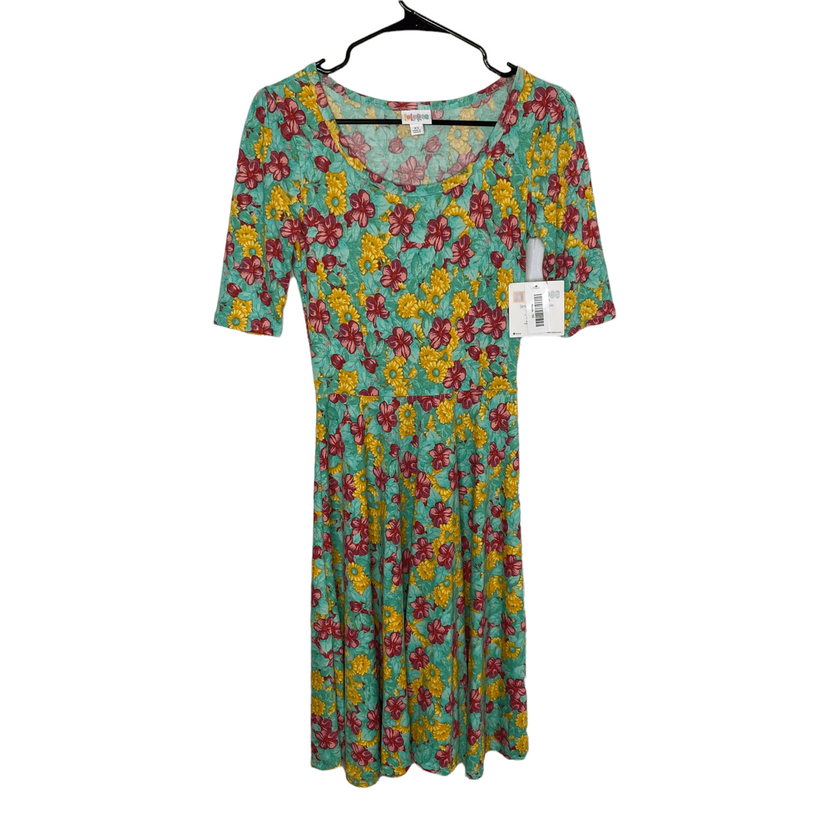 LuLaRoe Womens Nicole Fit N Flare Dress Size XS Multicolor Knee length  (1238) | eBay