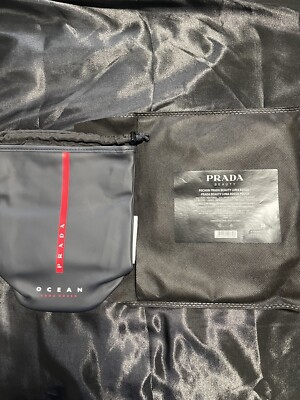 PRADA BEAUTY LUNA ROSSA SAILING BAG READ LISTING NEW IN PRADA BAG
