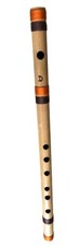 Handmade Wooden Bamboo Flute Indian Musical Instrument Bansuri Scale D nepalese